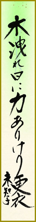 木漏れ日に力ありけり衣更衣　櫂未知子