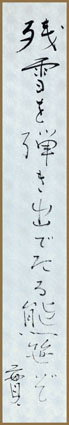 残雪を弾き出でたる熊笹ぞ 小澤　實